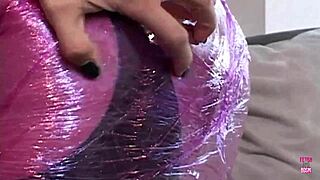 spicy brunettes satisfy his throbbing cock in threesome with tight assholes and snatches