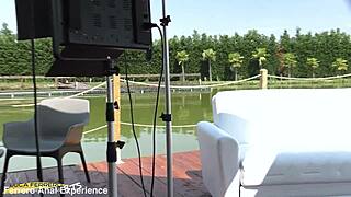 Bts of the scene wet welcome back melysia she gets her first double penetration and pee drink by two huge cocks bbc pee on ass atm swallow big gape