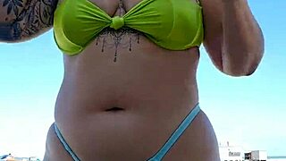 Wet Pussy Flashes in Public Exhibition