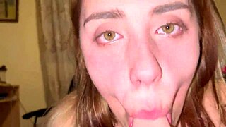 Hot Teen Pornellia Takes Rough Deepthroat Facefuck Action