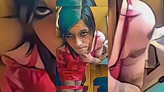 Hot Shemale Teasing In Bathroom!