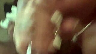 Slutty redhead deepthroats big black cock and gags