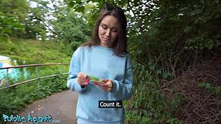 public agent fitness milf public blowjob outdoor sex kristina grace hard fast pov fuck