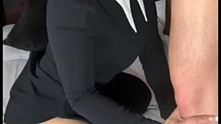 soy una gotica culona adicta al sexo y no se salva ni mi propio hijastro