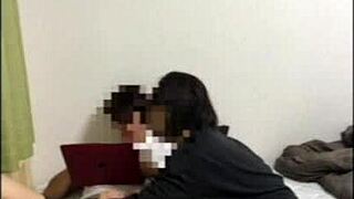 My Girlfriend With Black Short Hair Says Want Me To Lick Your Dick? During Work