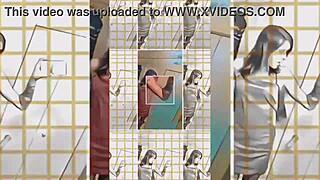 Hot Shemale Teasing In Bathroom!