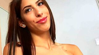 Tiny Latina Teen 18+ Gets Deep Anal Creampie Close-Up By Horny Neighbor