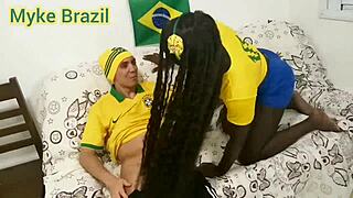 fernanda chocolate foe na casa do myke brazil acistir o jogo da copa e veja o resultado
