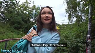 public agent fitness milf public blowjob outdoor sex kristina grace hard fast pov fuck