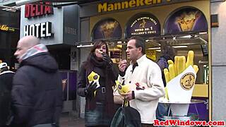 blonde amsterdam whore sucks and fucks cock in every position