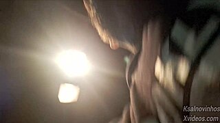 Risky Handjob for Hot Teen on Public Street