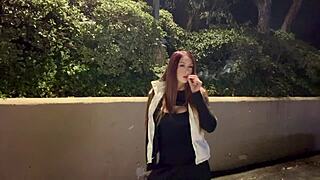 late night smoke with artemisia love's big italian tits 😏