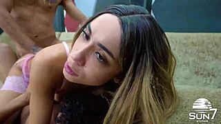 threesome with cum in ass, then bareback 😈