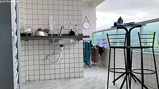 Hired maid for cleaning, she made me so horny!