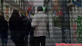 blonde amsterdam whore sucks and fucks cock in every position