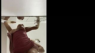 Coming home from the night club and punishing my brunette wife with rough sex after she danced with muscular friends