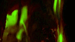 King fucks woman's pussy hard.