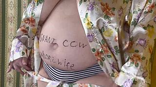 oops, the big ass bbw milf looks like she got pregnant again and didn't know from who