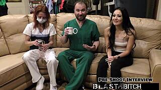 blaise celeste sucks dick, gets pussy blasted with cum pov