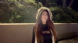 late night smoke with artemisia love's big italian tits 😏