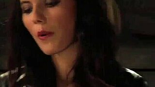 Lesbian Mistress Whips Handmaidens in Bondage Fetish Scene