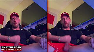 prollking showcases xxl big dick in show off session