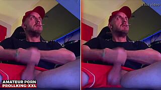 prollking showcases xxl big dick in show off session