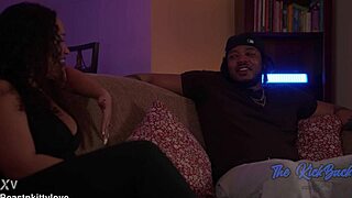 La Bella Diabla takes big black cock in intense threesome