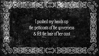 Vintage erotic art collection displayed