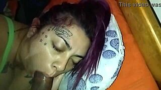 me getting cum on my face i love it