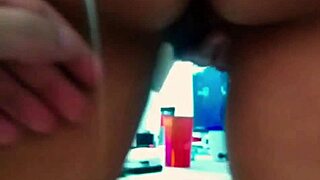 i suck my wife smiling while she sits willingly on my cock in our homemade workout