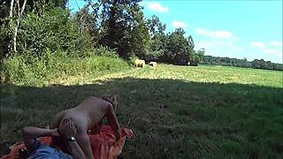 suzisoumise naked in field part two