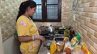 Hardcore Kitchen Sex with Husband's Intense Fuck