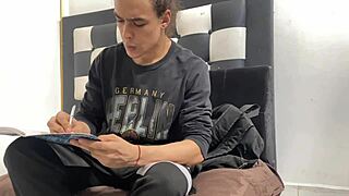 Giving cock to my sweet submissive neighbor after discovery