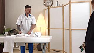 Flexible Nicole Murkovski Enjoys Massage and Threesome