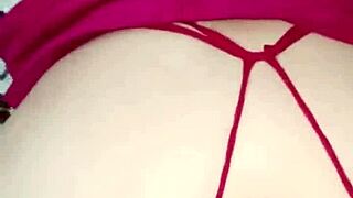 I met my young latina neighbor in new lingerie, we had fun