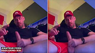 prollking showcases xxl big dick in show off session