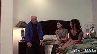 Lesbian Watches Her Wife Get Fucked by a Porn Stud