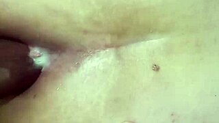 this blonde slut takes anal deep and gapes wide open 😈💦