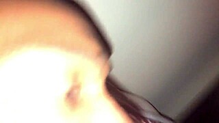 White Slut Neighbor Gags And Takes Facial