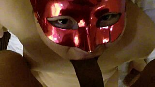 she gets throat fucked hard, spits all over her face, ends with a big cumshot