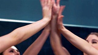 girlsway - naturally stacked babe & hot brunette devour each others wet pussy for a sex tape