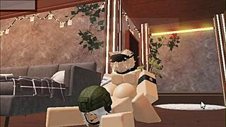 Cute Blonde Boy Enjoys One On One Time With A Soldier Girl