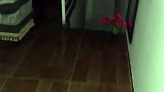 Hot latina with big natural tits gets fucked after entering house!