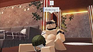 Cute Blonde Boy Enjoys One On One Time With A Soldier Girl