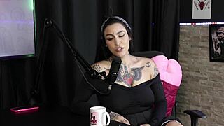 Teen Lexi Mallet's Glamour Look in Sheer Red Lingerie