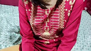 Desi Indian stepsister has bold romantic sex with stepbrother in Hindi.