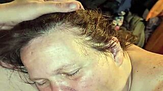 Hops on cock passionately.