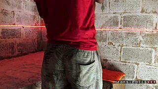 ebony babe giving a hot blow job fingering her pussy with a vibrator