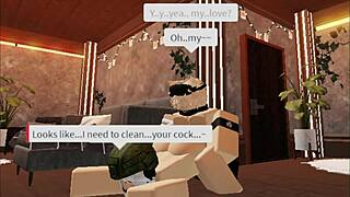 Cute Blonde Boy Enjoys One On One Time With A Soldier Girl